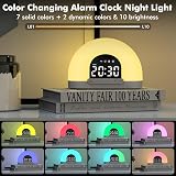 Te-Rich Sunrise Alarm Clock Wake Up Light with Dual Alarms 9 Colours 10 view 7