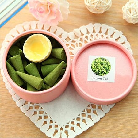 Anwaz Pagode Natural Räucherstäbchen Duft Aromatherapie Scent Tower Haushalt Parfüm Grün