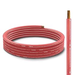 DS18 PW-8GA-5BK/20RD 8-GA 25ft OFC Ultra Flex Power