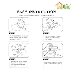 Easy-Going 4 Pieces Microfiber Stretch Recliner