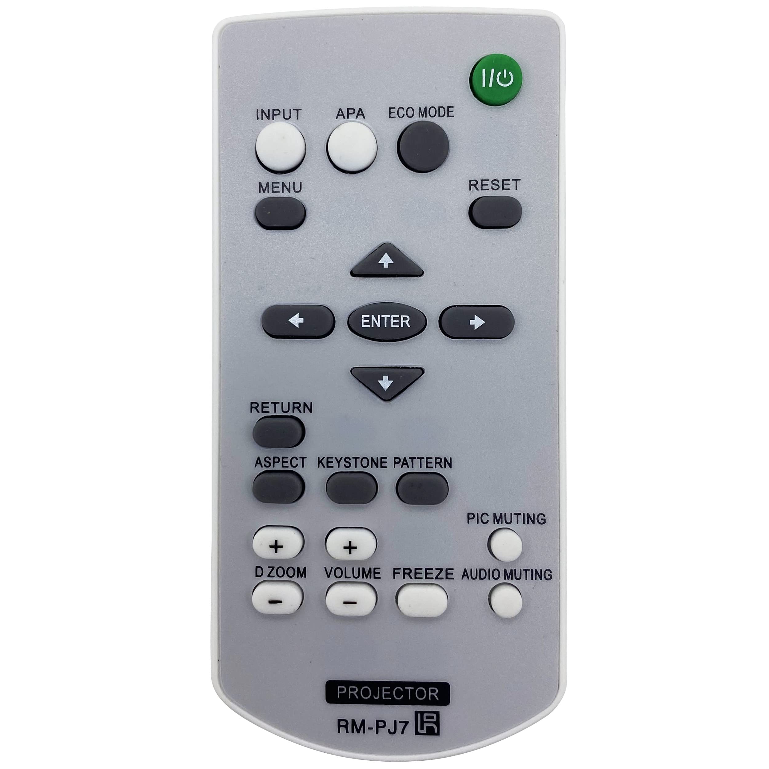 Leankle Remote Controller RM-PJ8 for Sony VPL-CH350/ CH353/ CH355/ CH358/ CH370 /CH375/ CW256/ CW276/ CX236/ CX276/ DW120/ DW122/ DW125/ DW126/ DW127/ DX100/ DX102/ DX120/ DX122 and More