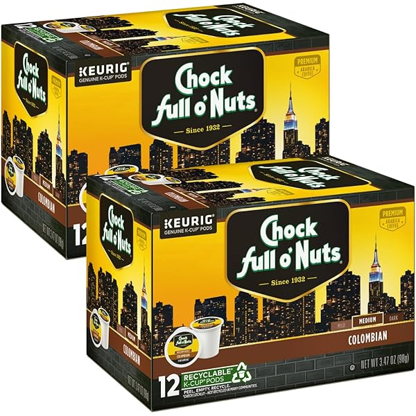 Amazon.com: Chock Full o'Nuts Midtown Manhattan Coffee, Compatible
