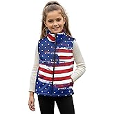 DISNIMO Winter Fleece Vest Jacket for Girls Boys Warm Jackets Vest Sleeveless Outerwear Kids Zip Up Vests Coat