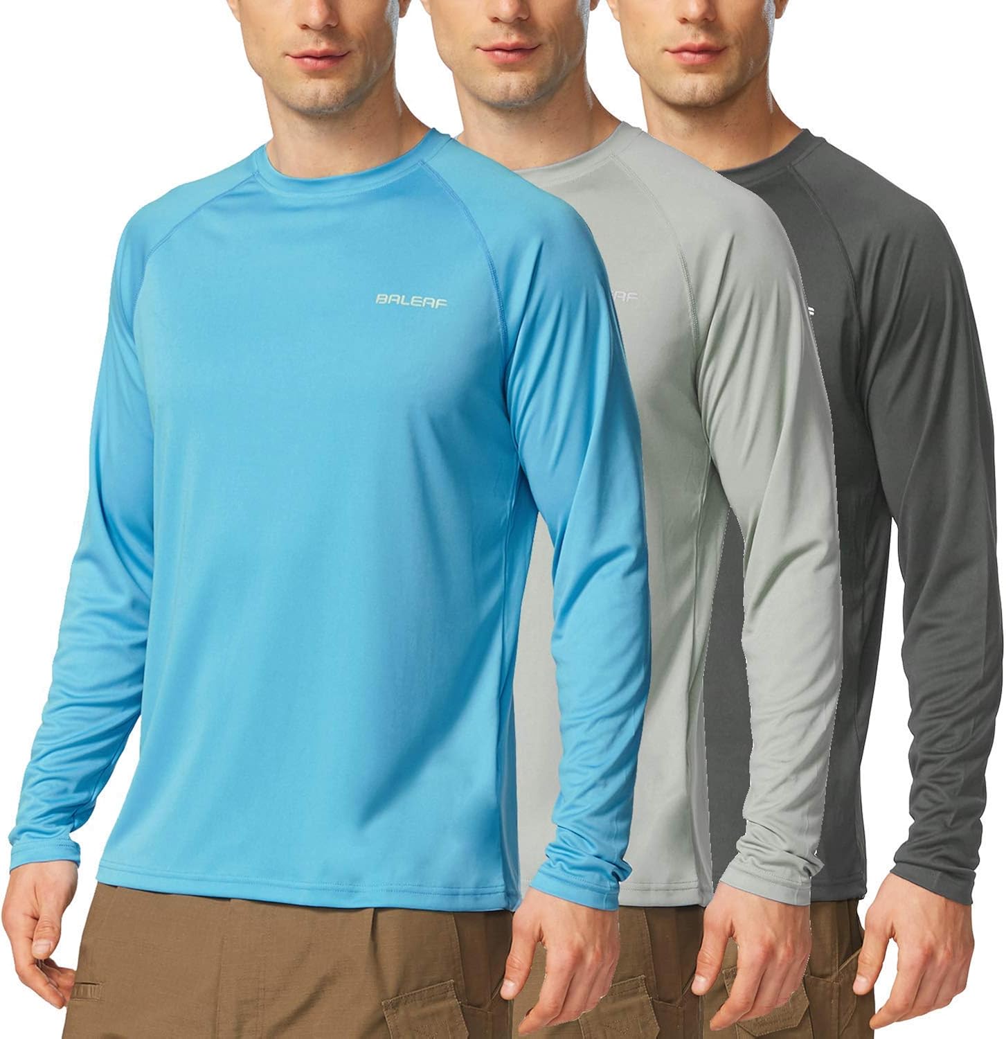 Amazon.com : BALEAF 3-Pack Men's UPF 50+ Sun Protection Shirts Long