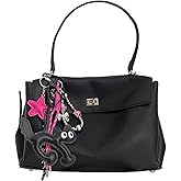 QTMY Cute Puppy Dog Beaded Keychain Bag Charms for Handbag Purse Backpack Accessories for Bogg Bag,643