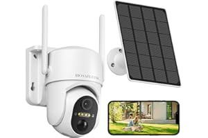 Home Security Camera Outdoor, WiFi Security Cameras Wireless Outdoor, Video Camera Surveillance, 360 Camera with PTZ, PIR Sen