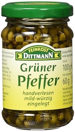 Feinkost Dittmann Gruner Pfeffer 6er Pack 6 X 60 G Amazon De Lebensmittel Getranke