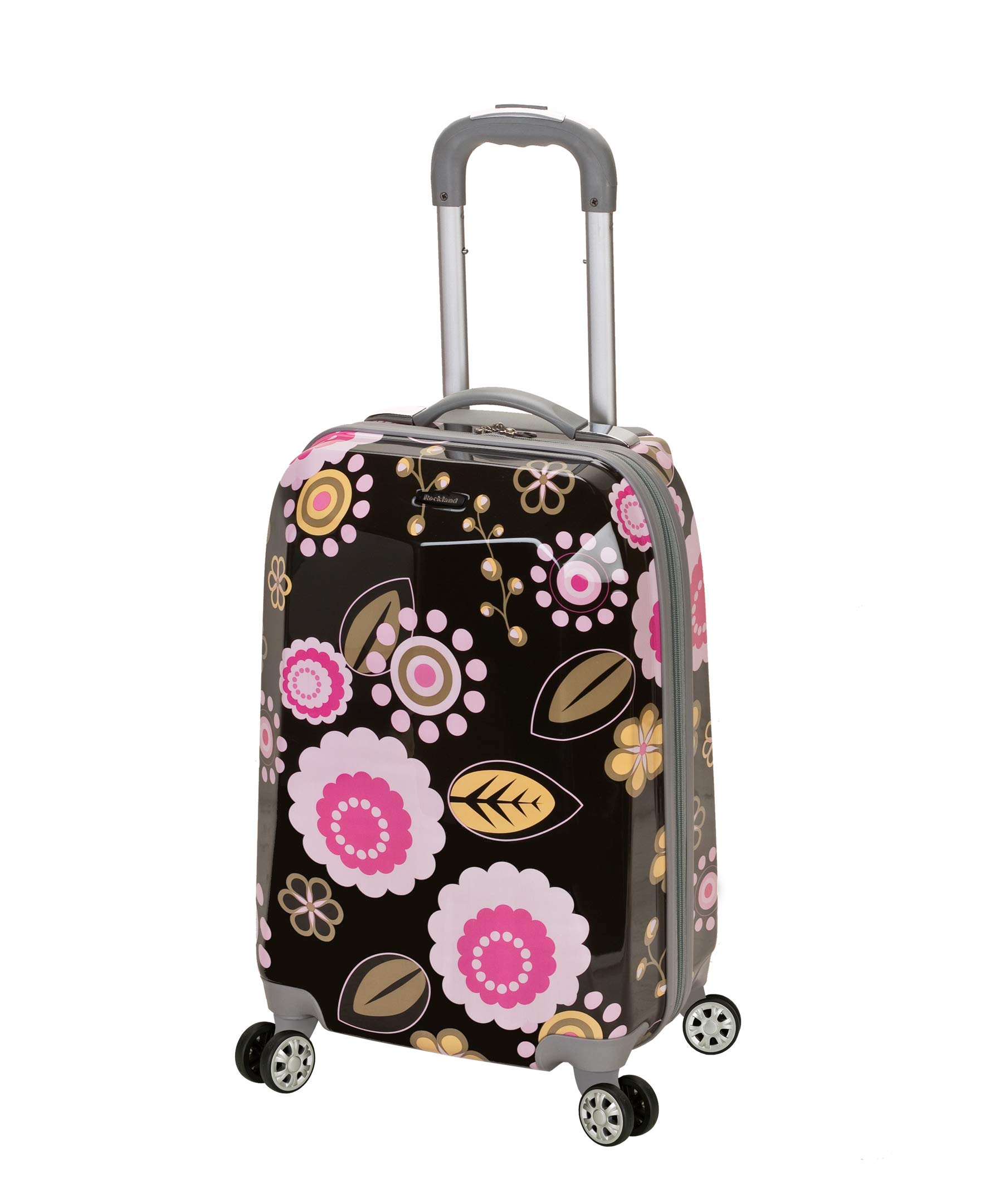 Rockland Vision Hardside Spinner Wheel Luggage, Pucci, 3-Piece Set (20/24/28)