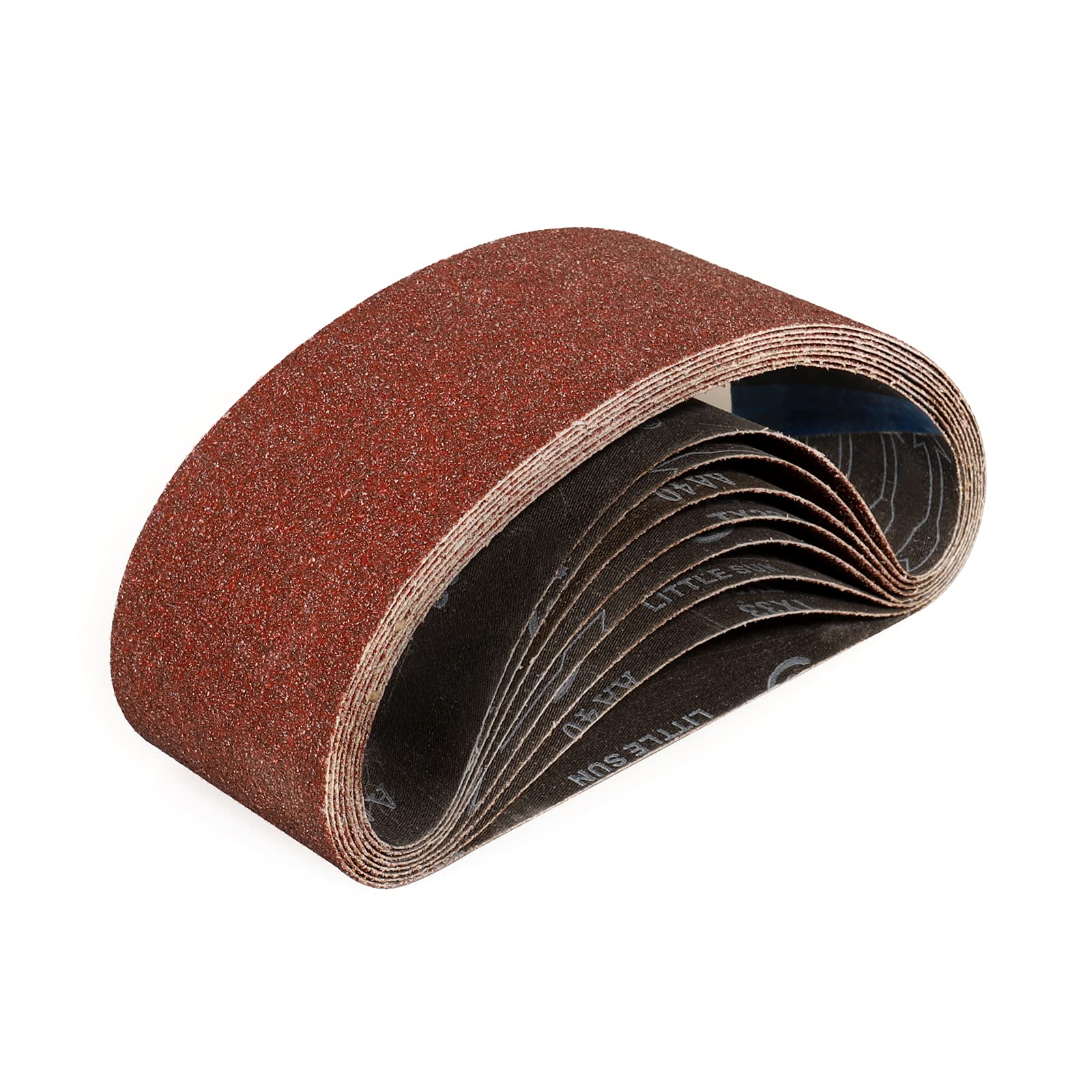 Sruhrak 100X610mm Abrasive Sanding Belt Set - 8 Pack 40 Grits Sandpaper Belts for Portable Belt Sander