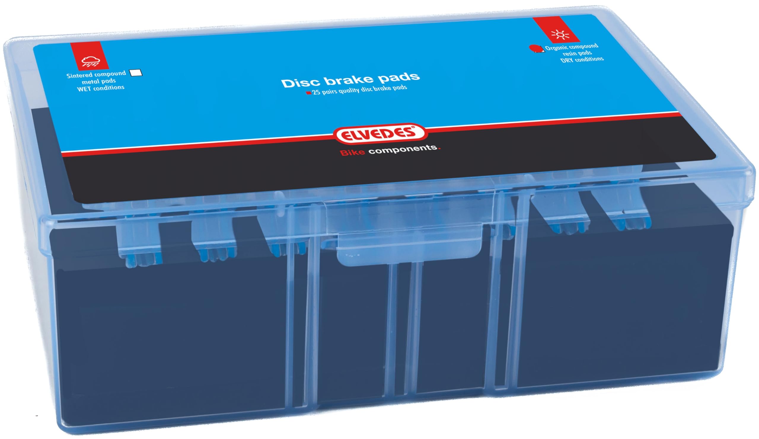 Elvedes Shimano BR-M375, M415-M495, M515 Brake Pads for Cycle/MTB/E-Bike/Mountain Bike/Road Adult Unisex Gold, Standard