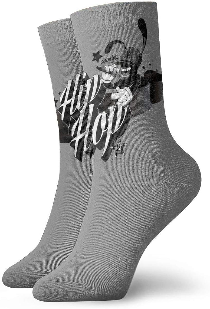 Hip Hop Fashion Rap Crew Socks Unisex Moisture Wicking Socks Amazon.co