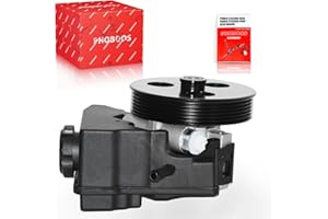 PHOBOOS Power Steering Pump Compatible with Chevrolet Uplander 2005, Buick Rendezvous 2002-2007 & Terraza 2005, Pontiac Aztek 2002-2005 & Montana 2005, Saturn Relay 2005, 3.4L/3.5L, Ref. 20-57993