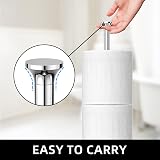 niffgaff Free-Standing Toilet Roll Holder, Stainless Steel, Modern Design view 3