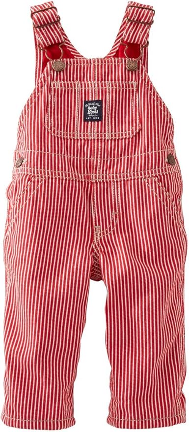 oshkosh hickory stripe overalls