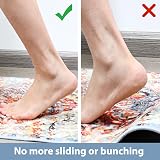 EGOFINE Non Slip Rug Underlay 150x210cm Beige Anti Skid Pad for Wood Floors view 4