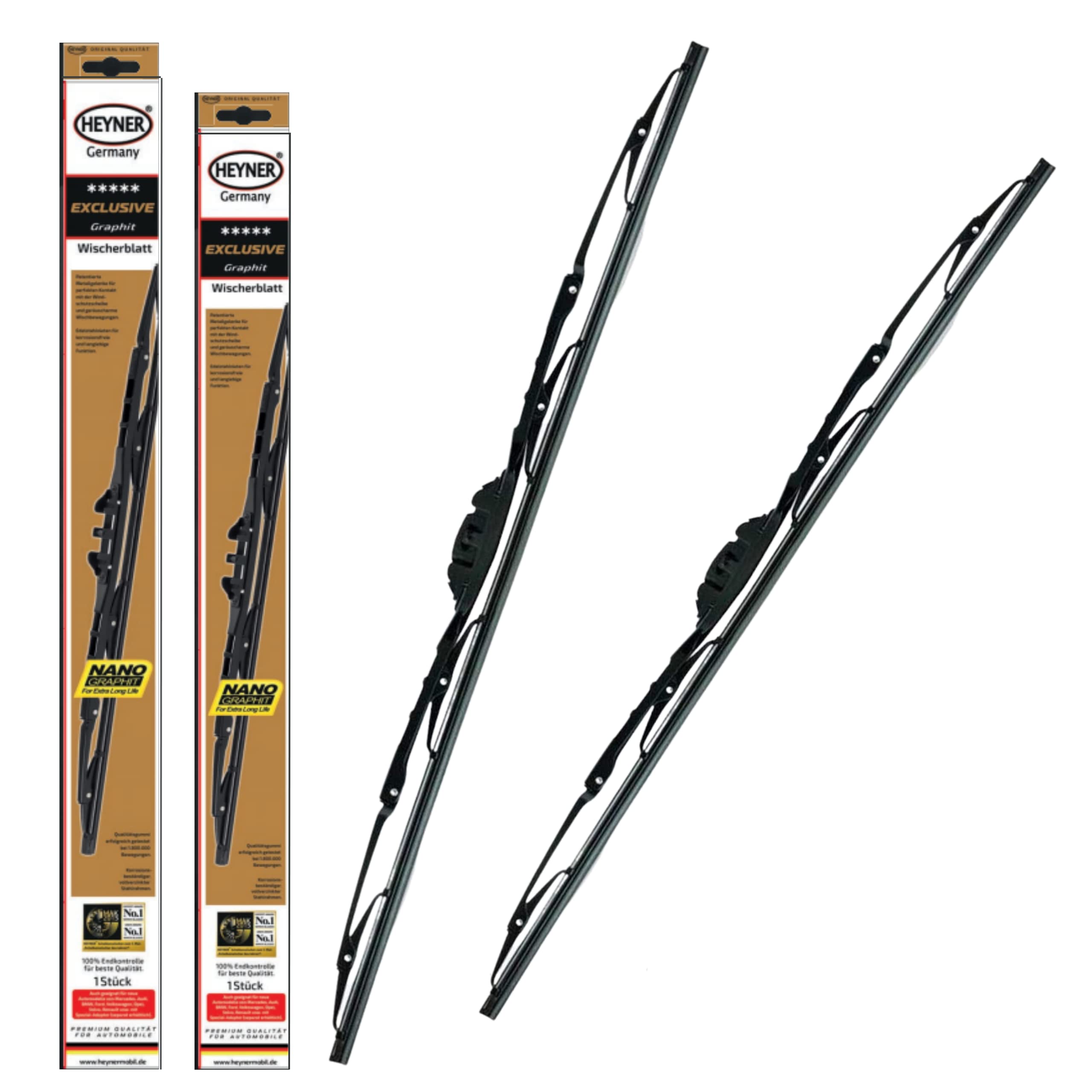 Heyner Exclusive Windscreen Wiper Blades 13"13" Fits Land Rover Defender 1990-2013 HE1313H