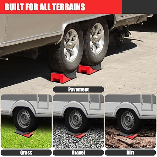 RVGUARD Camper Levelers, Up To 35,000 Lbs RV Camper Leveling Kit With - View #11
