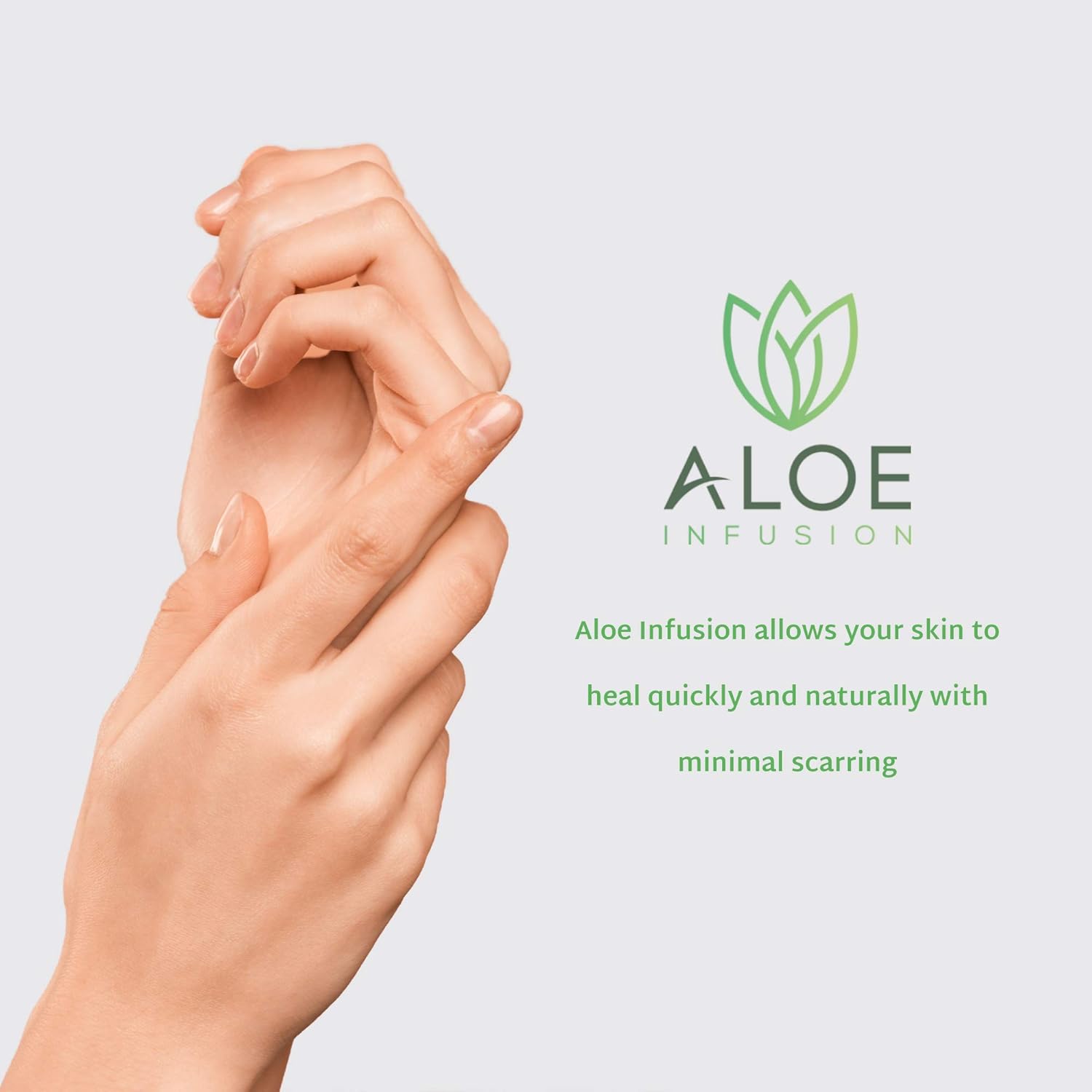 Aloe Infusion Organic Aloe Vera Gel - Deeply Hydrating, Skin Nourishing After Sun Skin Care for Face, Body and Hair - Sunburn, Redness and Itchy Skin Relief - Made in the USA - 16 Oz : Beauty