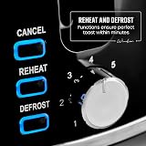 Swan Windsor 2 Slice Toaster 7 Browning Levels Defrost Reheat Cancel Black view 5
