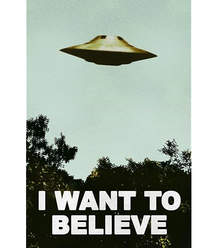 Amazon.com: The X-Files - I Want to Believe Flying Saucer TV