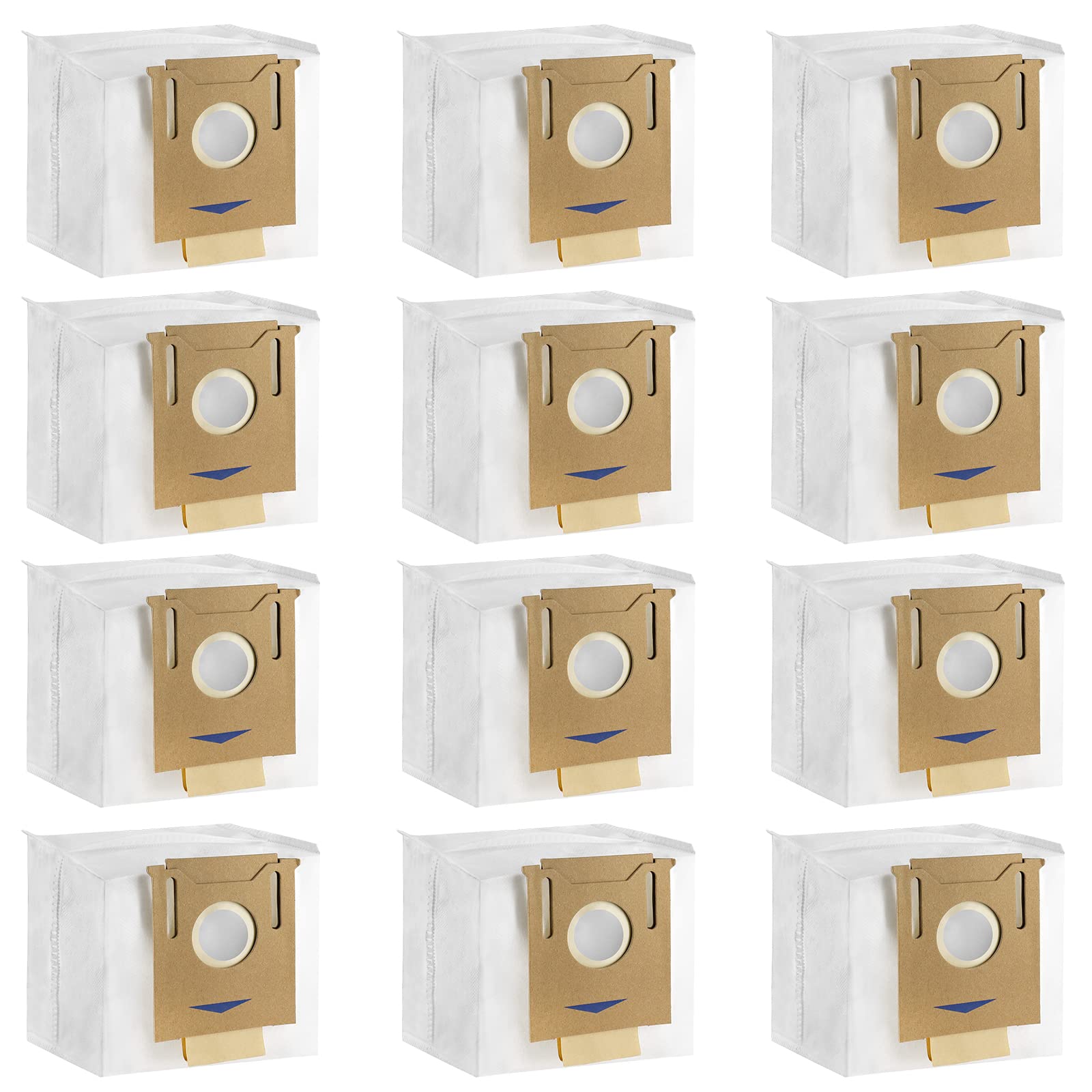 12 Pack Dust Bags For ECOVACS Deebot T8 T8+ T8AIVI T8 AIVI+ T8MAX T8Power N8 + N8Pro+ N8 Pro T9 AIVI T9 PRO T9 MAX DX93 DDX96 Vacuum Cleaner Parts