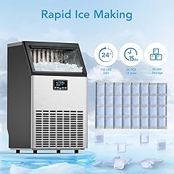 COWSAR Commercial Crescent Ice Maker Machine