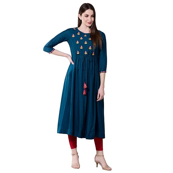 Women's Rayon Anarkali Kurta