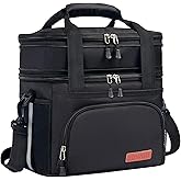 JOINGO Tactical Lunch Box for Men & Women – Expandable 16L Double Deck Insulated Cooler Bag for Work, Construction & 12-Hour Shifts – Heavy Duty Leakproof Large Meal Prep Tote with Shoulder Strap