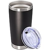 Eyasure 20 oz Tumbler with lid Double Wall Vacuum Insulated Tumblers Stainless Steel Coffee Mug Travel Coffee Tumbler Powder 