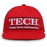 The Game NCAA Texas Tech Red Raiders, Unisex Retro Bar Design Hat, Adjustable, One Size