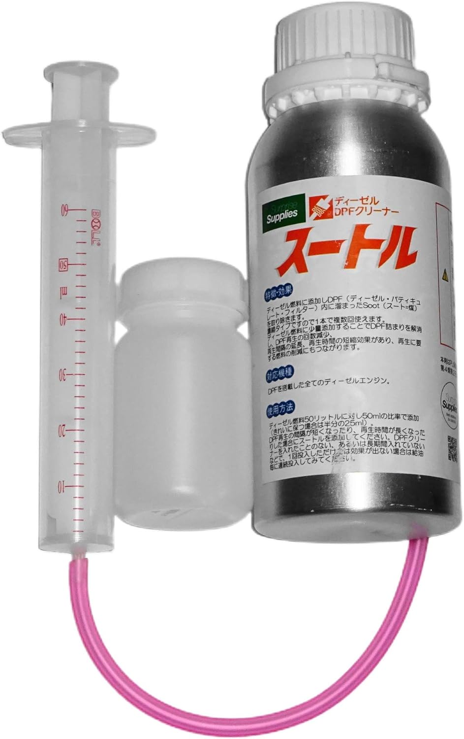 Amazon 超濃縮dpfクリーナー スートル500ml 計量用シリンジ付 添加剤 車 バイク