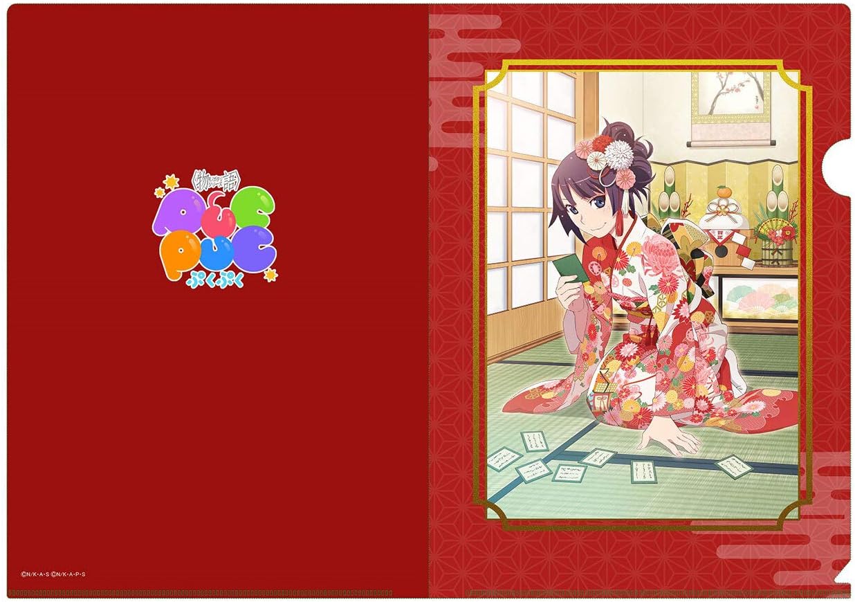 Amazon 物語 シリーズ ぷくぷく 戦場ヶ原ひたぎ 謹賀新年 クリアファイル 文房具 オフィス用品 文房具 オフィス用品