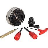 VINWOX SCR4-4 Wood Lathe Chuck, 4-Jaw Self-Centering Chuck, with 1" x8TPI Thread & 3/4" x16TPI Adapter, 3 Years Warranty