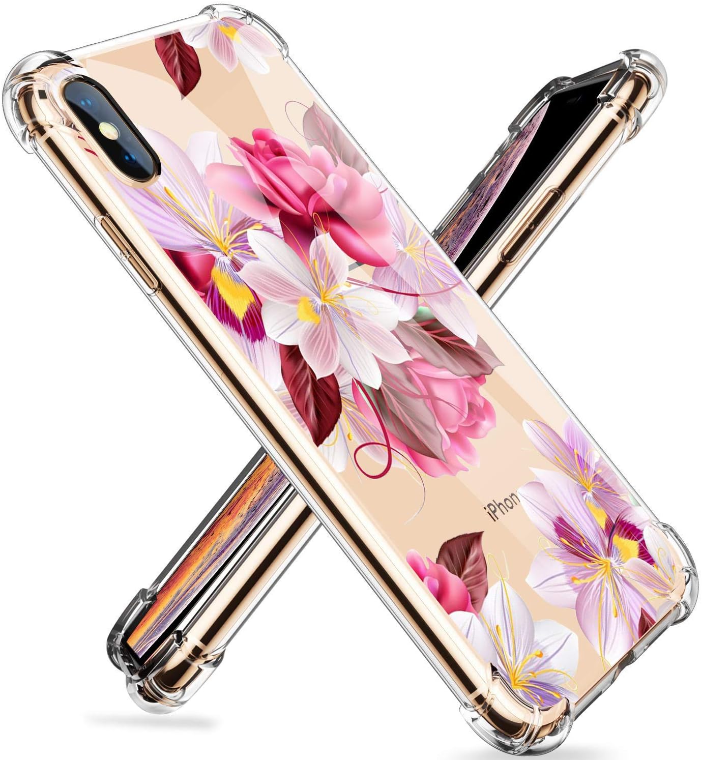 DHCHO iPhone Xs Max Case,Cute Soft TPU Slim Fit Anti-Scratch Shockproof Protective Phone Cover for Women Girls Compatible with iPhone Xs Max#1