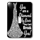 3dRose LSP_252878_1 Image of White Sparkle Gown