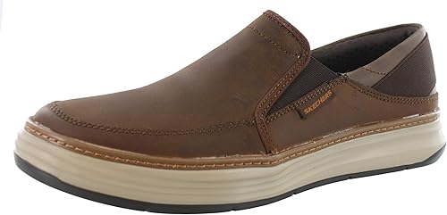 skechers leather memory foam