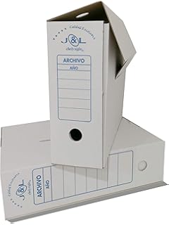 Caja Archivador Definitivo Bismark Caja 36x25x9cm: Amazon.es: Oficina y papelería