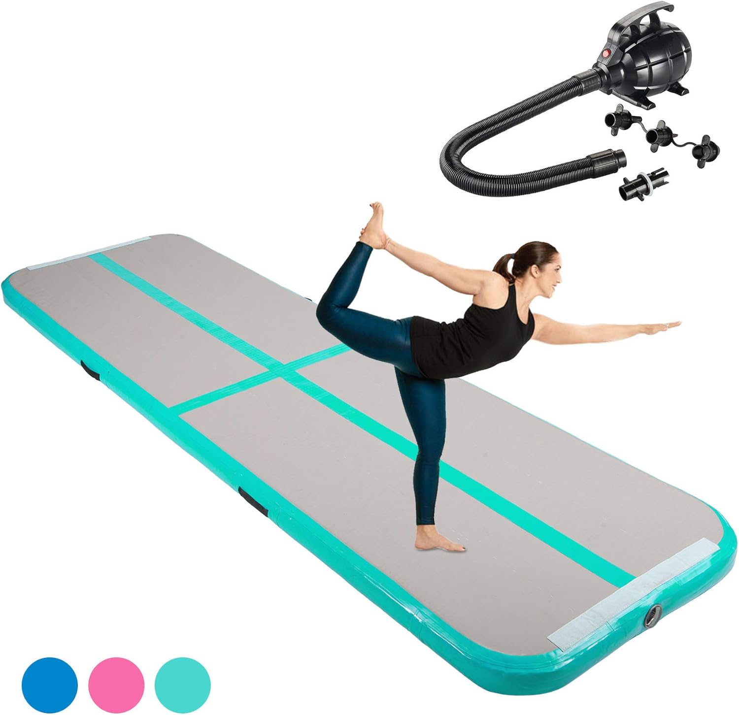 Amazon Com Pinty 10ft Airtrack Tumbling Mat Air Tumbling Floor