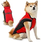 Dog Coat, Water-Resistant Dog Clothes, Warm Fleece Lining Dogs Coats, Winter Windproof Dogs Jackets with Reflective, Pet Vest for Small Medium Large Pets - 1 PCS