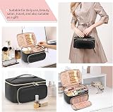 Ethereal Travel Makeup Bag Large Capacity Water-Resistant Cosmetic Case view 7