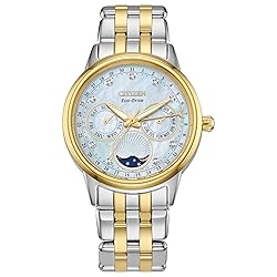Citizen Women's Eco-Drive Calendrier, Moon Phase