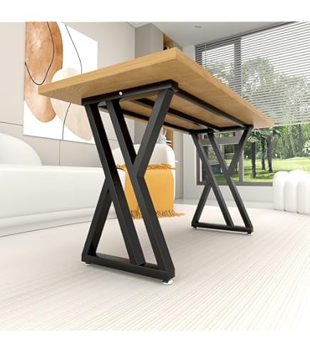 Mophorn 28x18 In Metal Table Legs, Set Of Heavy-duty Legs For