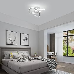 DAXGD Modern LED Ceiling Light, 6500K White Light