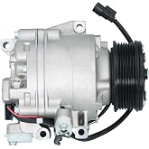 Thomletha AC Compressor Replacement for Honda Civic 2006-2011 38810-RNA-A01 | Replacement for CO 4918AC, 1.8L, 12V , with Clutch