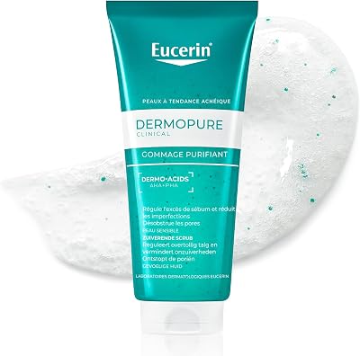 DermoPure Clinical Gommage Purifiant, Soin pour peau grasse, 100 ml