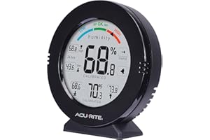AcuRite 01080M Pro Accuracy Temperature and Humidity Monitor with Alarms