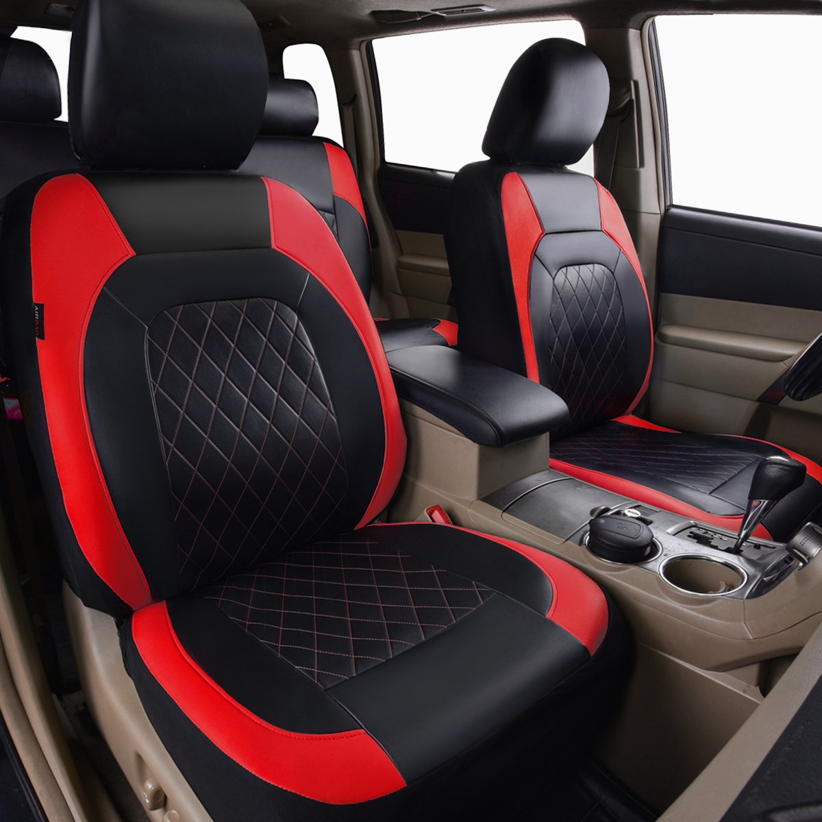 素晴らしい価格 Univesal車シートカバーフェイクレザーの車suvトラックsedansエアバッグ互換性キルティング2つフロント Kingdom 新しいarrival Horse レッド レッド Bf522 St 0009 6 シートカバー Csam Archives Gov Ua