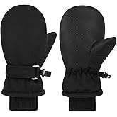 LPMOERA Toddler Mittens Waterproof Kids Winter Ski Gloves Baby Mittens for Boys Girls