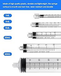 5ml Luer Lock Syringe without Needle - 5cc Plastic