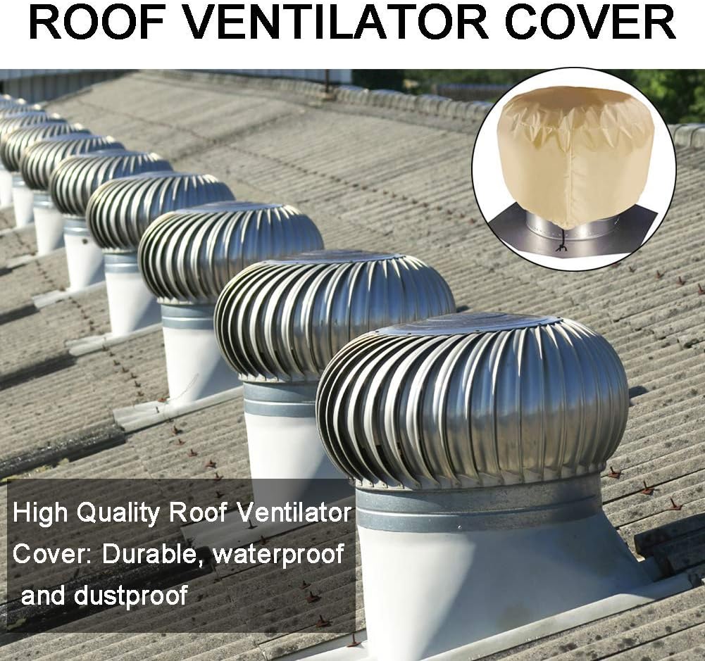 Roofing Vent Cover,Turbine Vent Roof Ventilator Cover,Heavy Duty Water